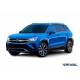 Порог-площадка "Black" F180ALB + комплект крепежа для Skoda Karoq 2020-н.в., Volkswagen Taos 2021-н.в.