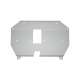 Защита картера и коробки передач для LiXiang L7, L9 2024-н.в. 1.5 гибрид AT 4WD NLZ алюминий, 3 мм, с крепежом / Ликсианг Л7