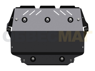 Защита картера и КПП Шериф сталь 2 мм для Volkswagen/Seat 2003-2021 26.1988