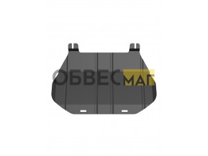 Защита картера для MAZDA BT50, FORD Ranger (05-) 2,5 диз. МТ (уст-ка с NLZ.33.14.120 NEW) / Мазда БТ-50