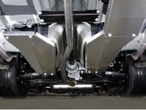 Защита бака (алюминий) 4мм (комплект 2шт) для Mazda CX-9 № ZKTCC00336