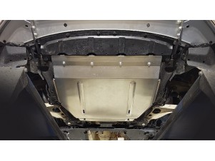 Защита картера и АКПП (алюминий) 4мм для Nissan X-Trail 2021 — н.в. ZKTCC00680